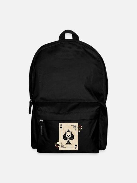 Carte de la mort / As de pique - Sac à dos - noir