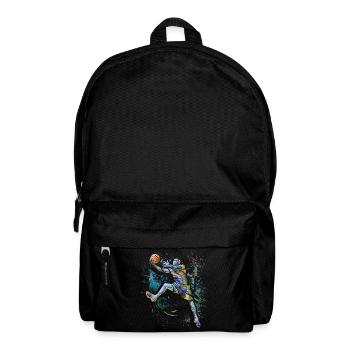 Basketballer - Basketball - BBall - Basket Ball - Rucksack - Schwarz - Vorne