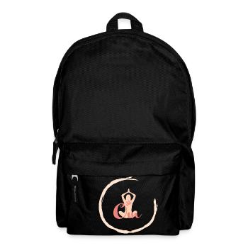 Om abricot - Sac à dos - noir - Devant
