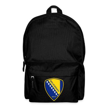 Bosnia coat of arms design - Backpack - black - Front