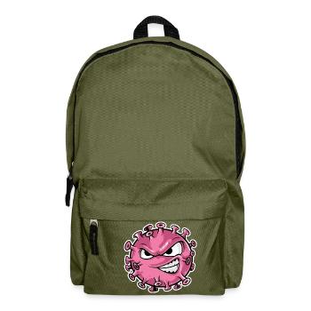 virus - Backpack - olive green - Front