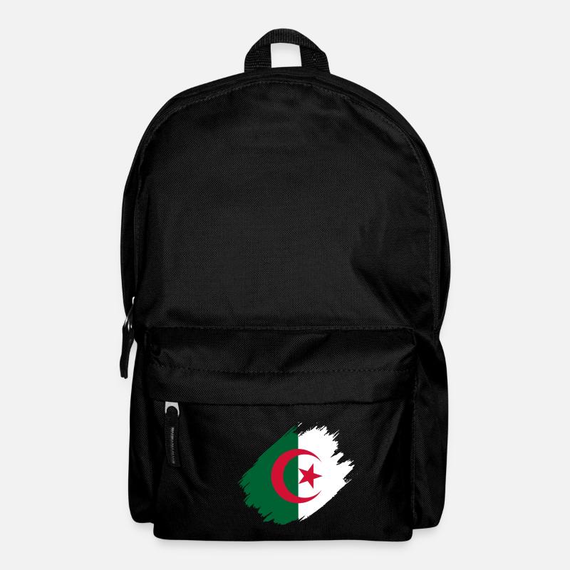 Drapeau du Algérie - Sac à dos - noir