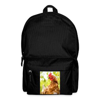 Ich wollt' ich wär' ein Huhn - Rucksack - Schwarz - Vorne