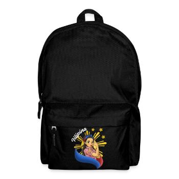 Philippines Filipina Pride Flag Heart I Gift - Backpack - black - Front