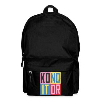 Konditor Design - Rucksack - Schwarz - Vorne