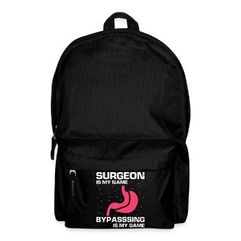 Gastric Bypass and Gastric Bypass Operation Design - Backpack - black - Front