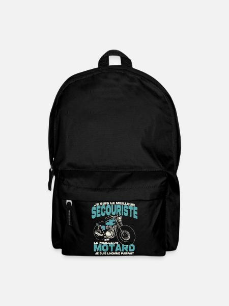 Le meilleur secouriste et le meilleur motard - Sac à dos - noir
