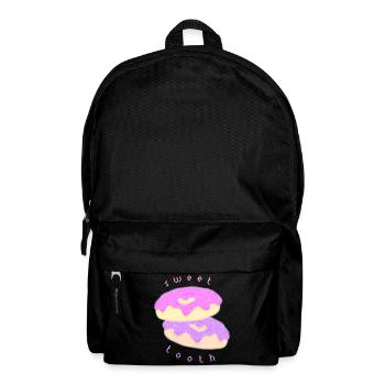 Süßer Zahn - Rucksack - Schwarz - Vorne