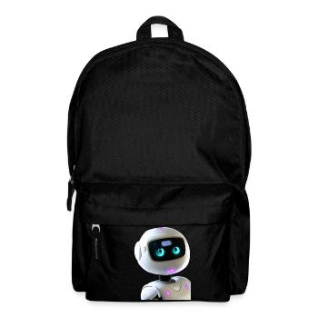 Futuristic Humanoid Robot - Backpack - black - Front