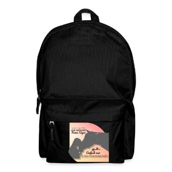 echte Freundschaft - Rucksack - Schwarz - Vorne