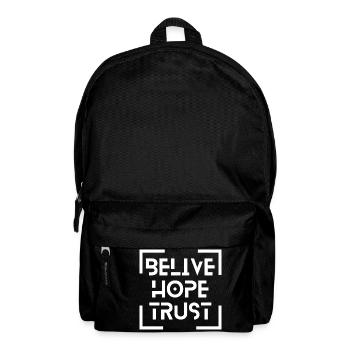 Belive Hope Trust - Rucksack - Schwarz - Vorne