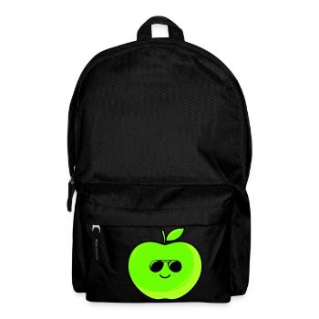 Pomme fraîche - Sac à dos - noir - Devant