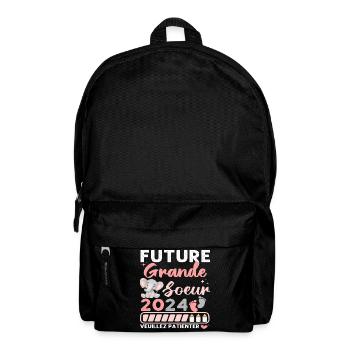 Future grande soeur 2024 bientôt grande soeur - Sac à dos - noir - Devant