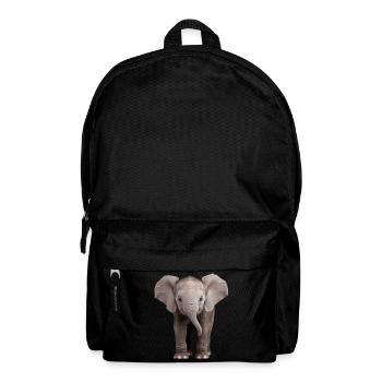 Bébé éléphant Elefant - Sac à dos - noir - Devant