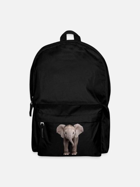 Baby Elephant Elefant - Rucksack - Schwarz