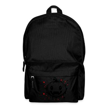 Pumpkin Creepy Halloween Silhouette - Backpack - black - Front