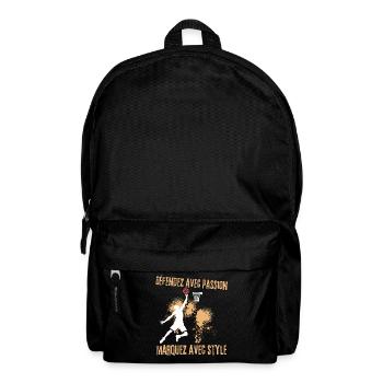 Basketball with Passion and Style - Backpack - black - Front