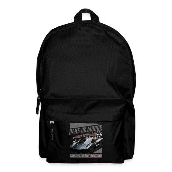 Dans un monde de vitesse automobile - Sac à dos - noir - Devant