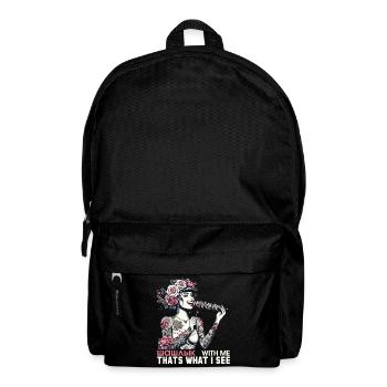 Shish kebab yummy wife tattoo gift - Backpack - black - Front