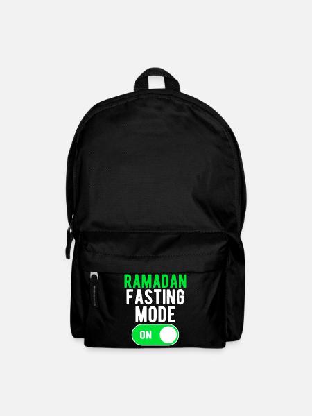 Ramadan-Fastenmodus EIN - Rucksack - Schwarz