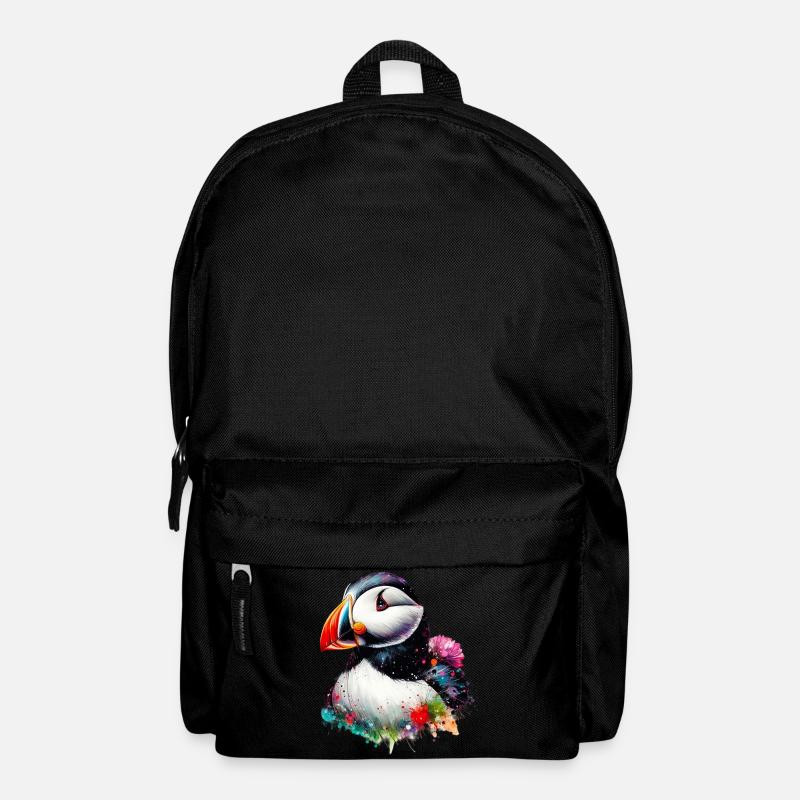 Papageitaucher - Rucksack - Schwarz