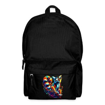 Lémurien - Sac à dos - noir - Devant