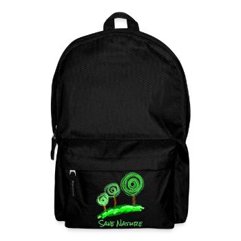 Trees Abstract - Backpack - black - Front