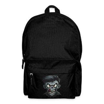 Bande dessinée d’Halloween zombie - Sac à dos - noir - Devant