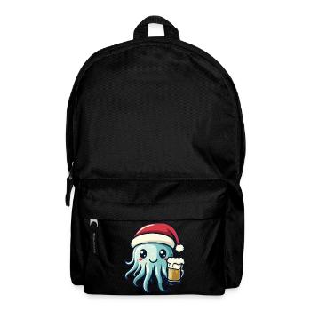 Méduse Bière de Noël Drôle - Sac à dos - noir - Devant