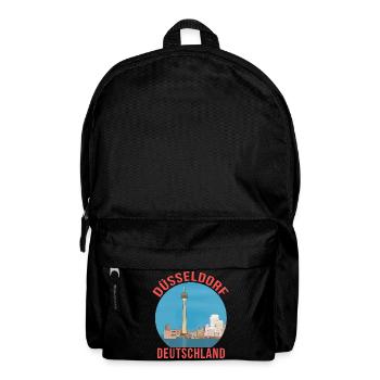 Düsseldorf Germany - Backpack - black - Front
