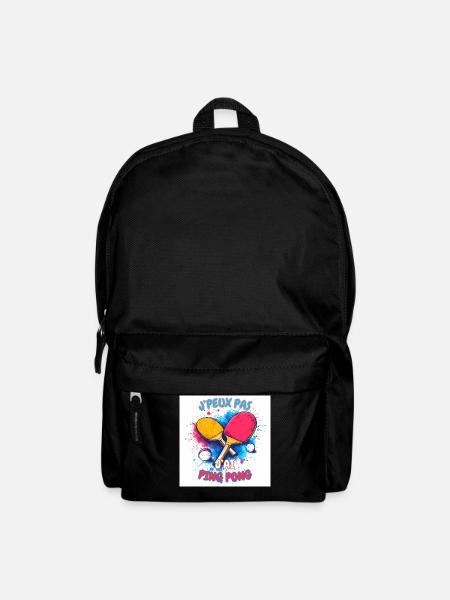 Colorful Ping Pong Unleashed - Backpack - black