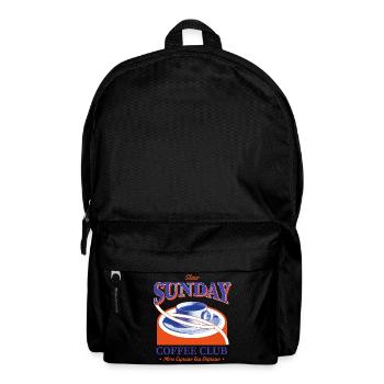 Kaffeeclub am Sonntag - Rucksack - Schwarz - Vorne