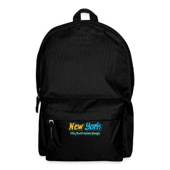 New York Graffiti City Nights - Backpack - black - Front