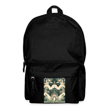 Panorama des Königreichs Thailands Tempel - Rucksack - Schwarz - Vorne
