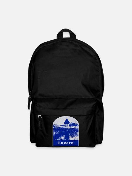 Luzern Schweiz - Rucksack - Schwarz