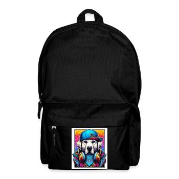 dog - Backpack - black - Front