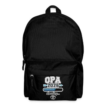 Grand-père 2026 Barre de chargement Annonce de naissance Cadeau - Sac à dos - noir - Devant