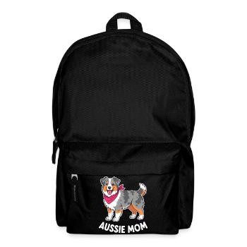 Aussie Mom Australian Shepherd for Dog Moms - Backpack - black - Front