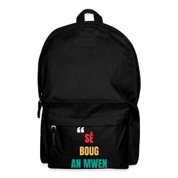 Creole T-shirt "Sé boug an mwen" – Complicity - Backpack - black - Front