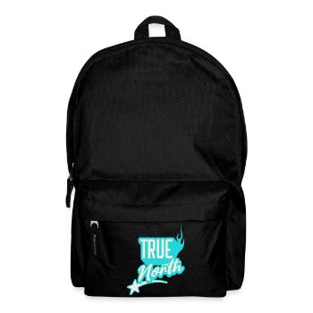 Conception graphique inspirante du Grand Nord - Sac à dos - noir - Devant