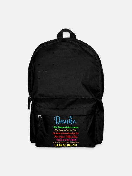 Colleagues Work Colleagues Thank You Saying Gift - Backpack - black