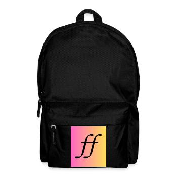Fortissimo - Music Monogram Gradient - Backpack - black - Front