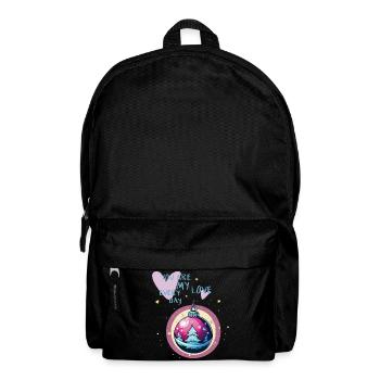 Christmas Ball Love - Backpack - black - Front
