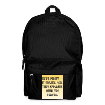 Resilience Anthem: Break and Rebuild - Backpack - black - Front