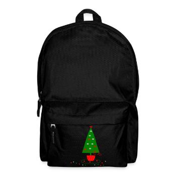 Arbre de Noël - Sac à dos - noir - Devant