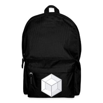Geometric 3D Cube Line Style - Backpack - black - Front