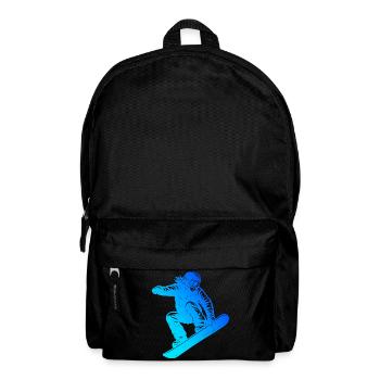 Short and clear snowboard - Backpack - black - Front