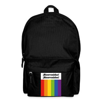 Bienvenue LGBT Bienvenidos Bienvenidas Spanish - Sac à dos - noir - Devant