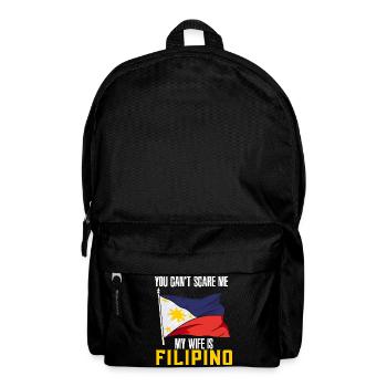 Filipino Pride Philippines National Flag Art - Backpack - black - Front