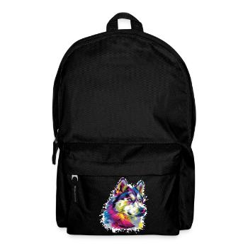 Wolf Tier Art - Rucksack - Schwarz - Vorne
